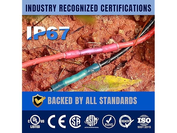 New Age America® 340pcs Heat Shrink Butt Connectors Kit