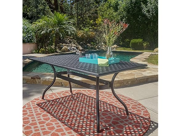 Christopher Knight Cayman Cast Aluminum Table