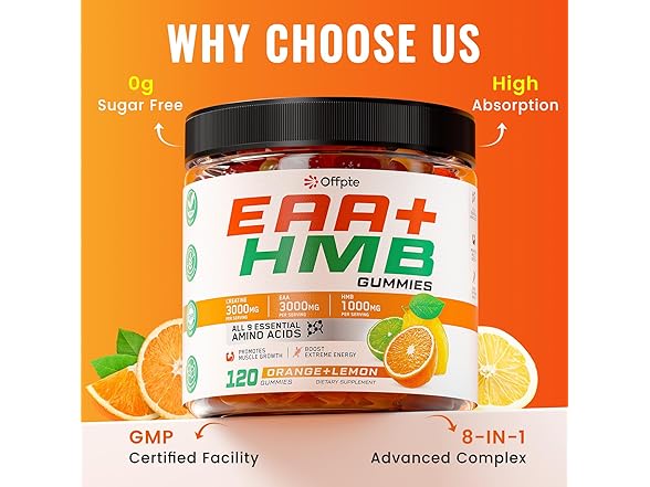 120 Ct Essential Aminos Acids Gummies