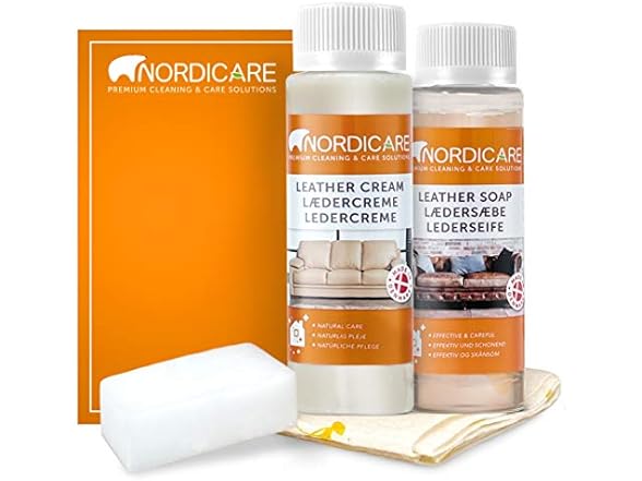Nordicare Leather Cleaner Care Kit
