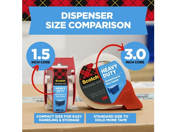 Scotch Heavy Duty Shipping Tape 3PK