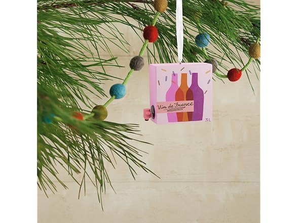 Hallmark Boxed Wine Christmas Ornament - Gallery 5