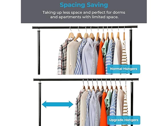 JS Home 30 Pack Slim Wood Hangers Non-Slip 