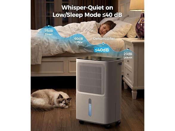 VEAGASO 2,500 Sq.Ft Dehumidifier
