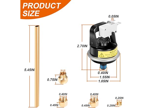 HAXPSA1930 Water Pressure Switch Kit