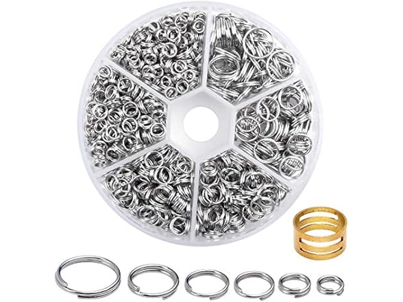 Aylifu Iron Split Rings, 1 Box (100g)