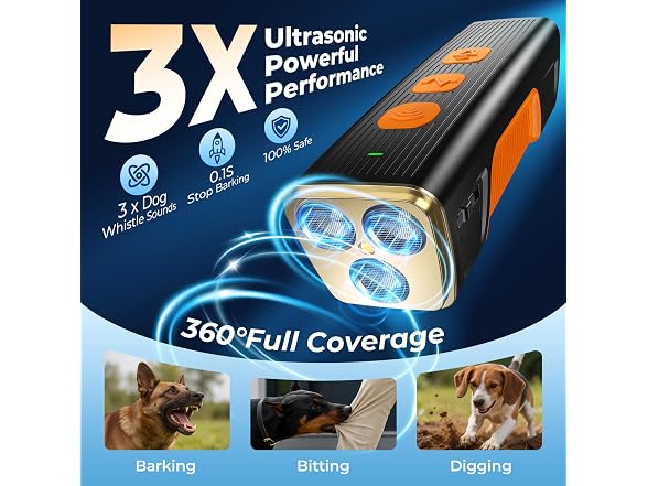 LQYDQSC Ultrasonic Dog Bark Deterrent