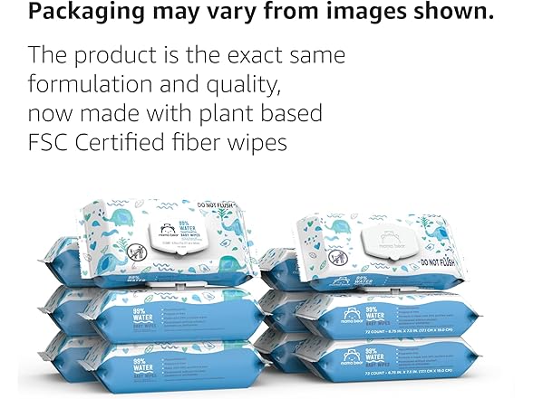 Amazon Brand - Mama Bear 99% Water Baby