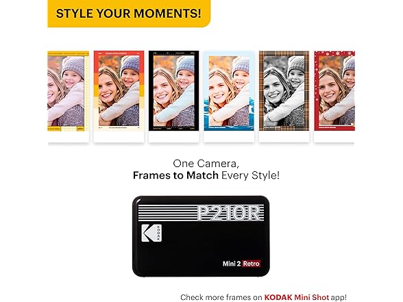 KODAK Mini 2 Retro 4PASS Portable Photo