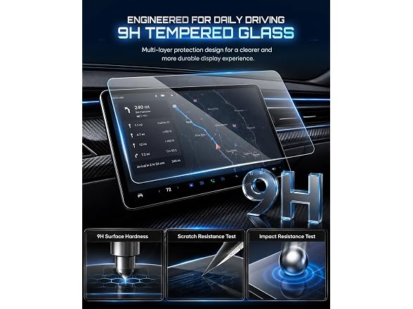 16“ Screen Protector for 2026 Tesla Model Y Juniper