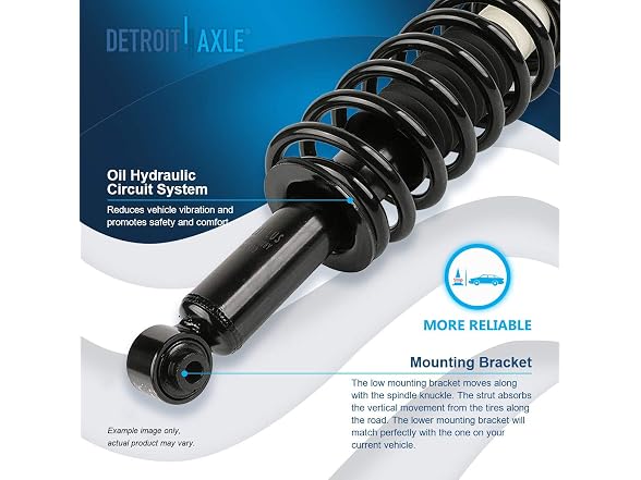 Detroit Axle Detroit Axle - 2 Rear Struts for