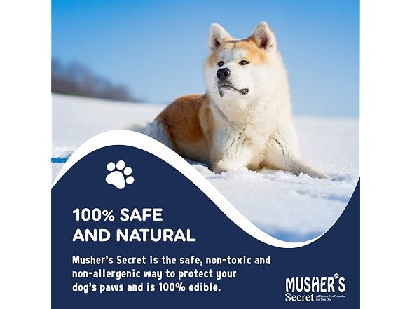 Musher's Secret All-Natural Dog Paw Balm, All-Seas