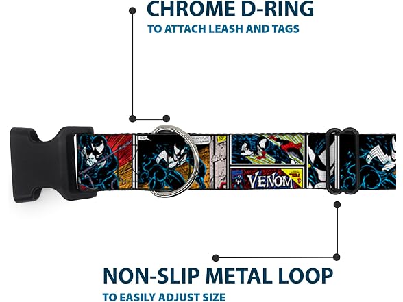 Marvel Comics Plastic Clip Dog Collar