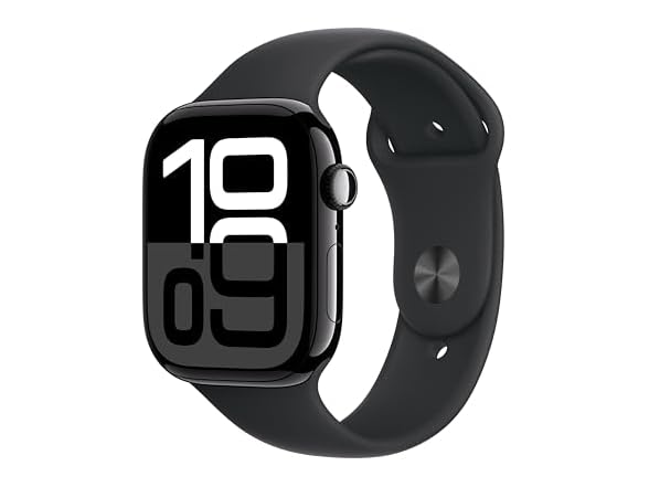 Jet Black Aluminium Case with Black Sport Band