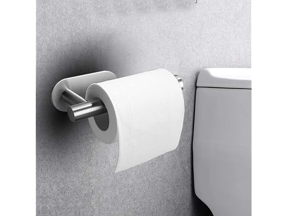 HQDeal Toilet Roll Holder, 3M Self Adhesive Stick