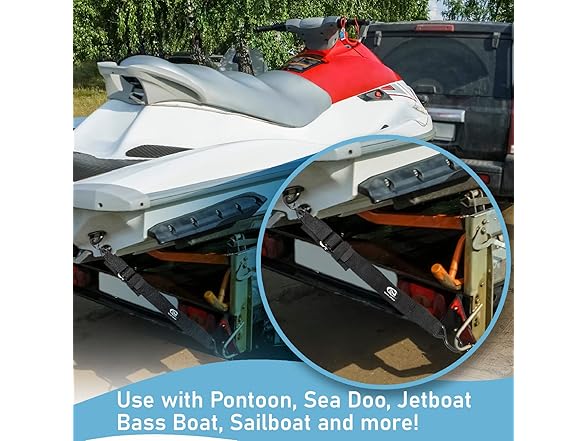 Space Whale Heavy-Duty Boat Transom Tie-Down