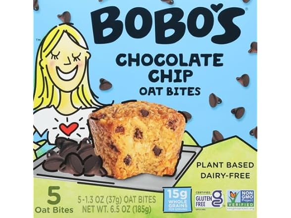 Bobo's Oat Bars Bobo's Oat Bites Chocolate Chips, 5ct