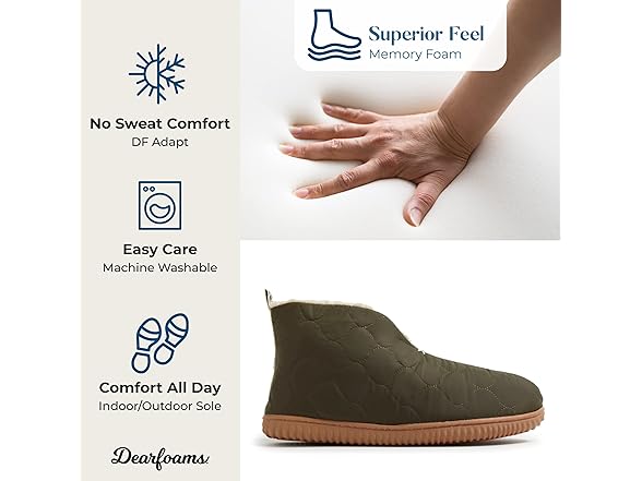 Dearfoams Men's Bootie Loden (S)