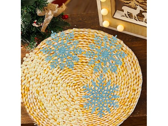 vannyster 24 Pcs Christmas Snowflake Orn - Gallery 5
