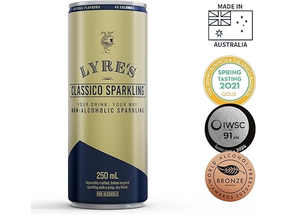 Lyre’s Classico 24-Pack, Non Alcoholic Sparkling Wine