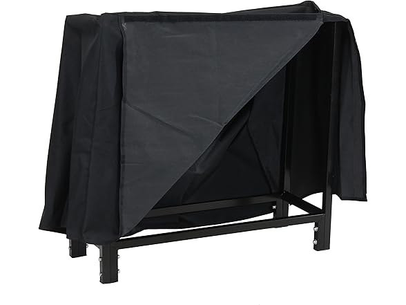 Sunnydaze Firewood Log Rack with Cover 30"