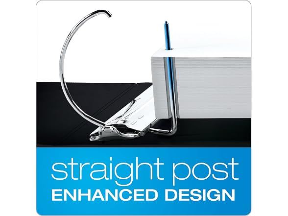 Cardinal ExpressLoad ClearVue Locking D-Ring Binder, 1.5-Inch, Black (49111)