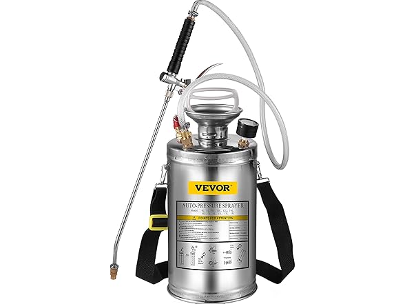 VEVOR 1.5Gal Stainless Steel Sprayer