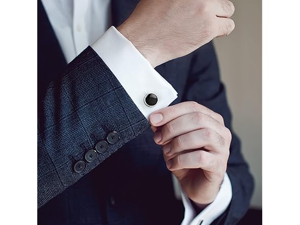 Zealmer 8pcs Men's Cufflinks