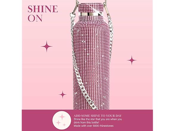 Paris Hilton Diamond Bling Water Bottle 