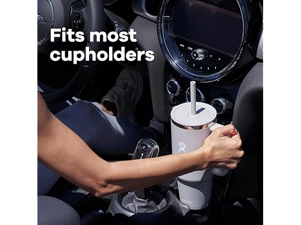 Hydro Flask Travel Tumbler, 40 Oz, Seacliff