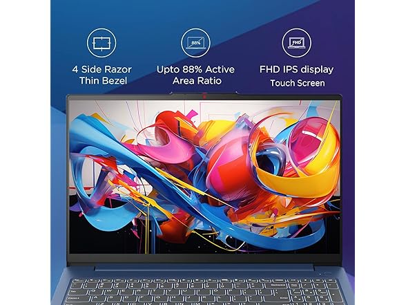Lenovo IdeaPad 3 Laptop, 15.6" FHD Touchscreen Intel Core i5 (Open Box)