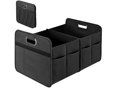 $6.99 Simple Deluxe Car Trunk Organizer, 2 Compartments dealfomo