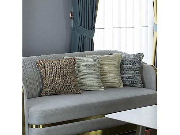 Deerlux 16" Handwoven Wool & Cotton Pillow Cover