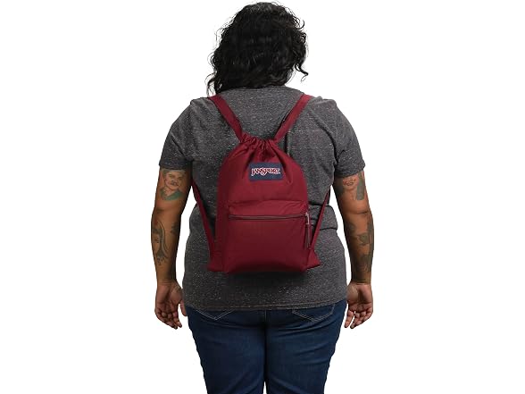 JanSport Draw Sack Russet Red