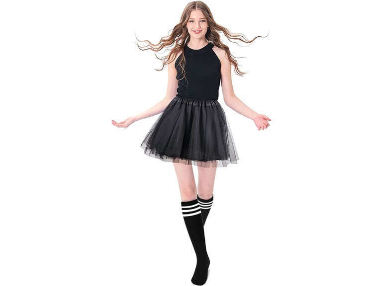 Black Tutu_black Tube Socks