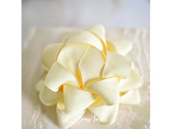 LiBongTa Gift Bows Ivory 4.5" (6pk)