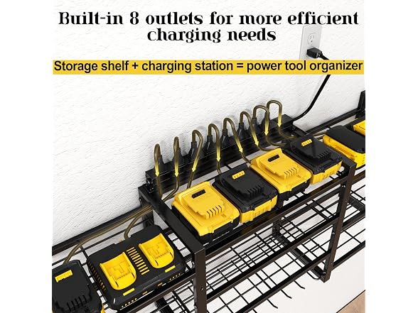 CFMASTER Large Power Tool Organizer Wall Mount
