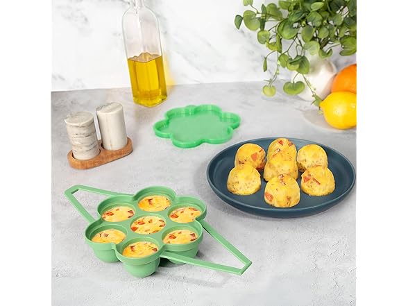 AROMA® Silicone Egg Bite Mold and Mini Muffin Tray