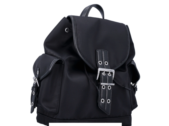 Ganni Bucky Nylon Backpack Black