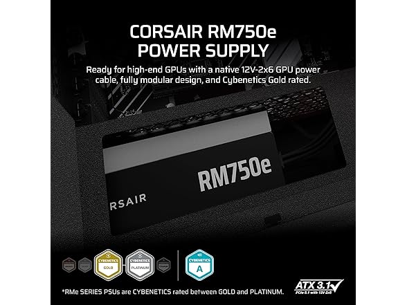 CORSAIR RM750e Modular 750W Power Supply