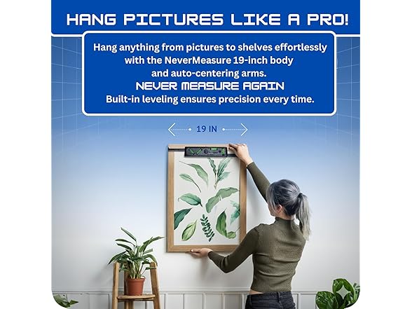 NeverMeasure 19in Picture Hanging Tool