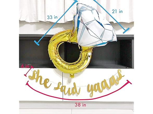 Dadam She Said Yes Banner Diamond Ring