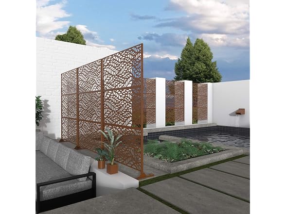 NeuType Outdoor Privacy Screen, Steel