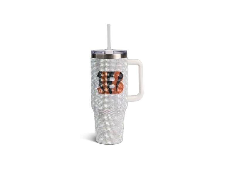 BENGALS Crystal Steel Tumbler (40oz)