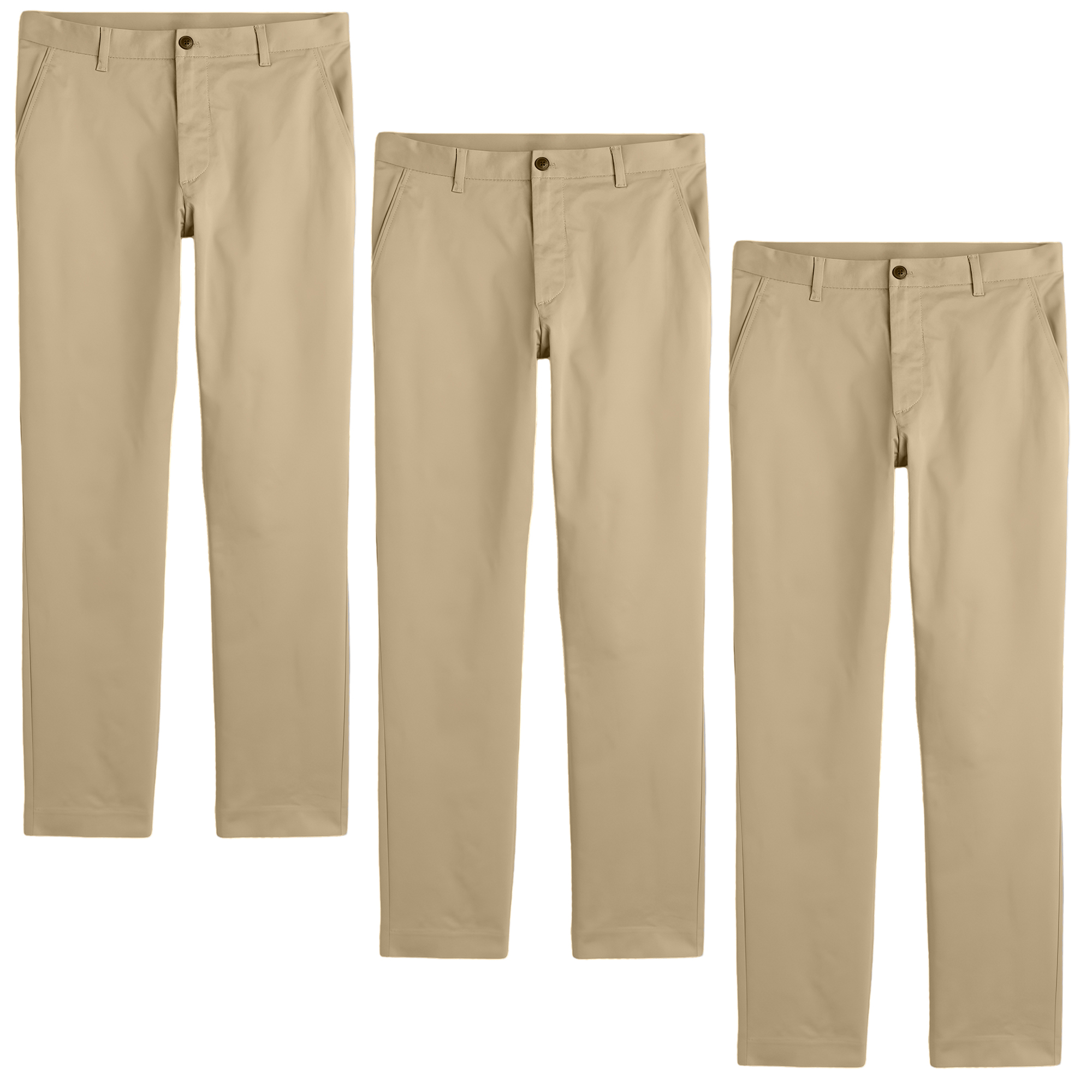 Boys Flat Front Uniform Pants (4-20) - Gallery 35