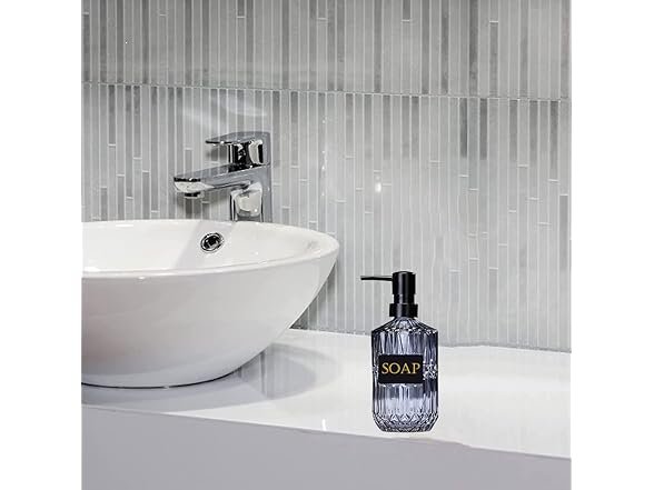 Glass Jar Soap Lotion Dispenser Bottle