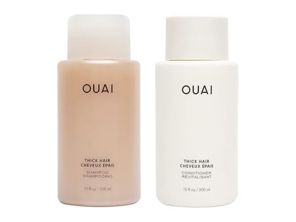 OUAI Thick Shampoo and Conditioner Set