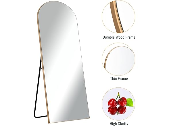 NeuType 59"x20" Arched Full Length Mirro