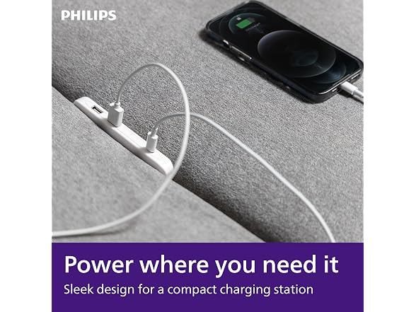 Philips USB Slim Charger, 2 USB-A