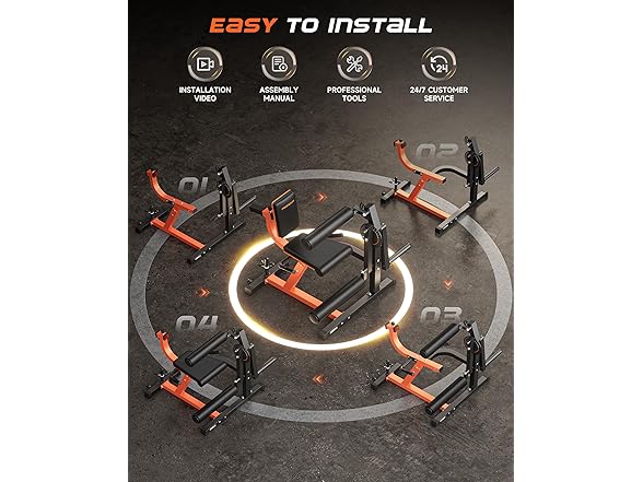 FEIERDUN 4-in-1 Leg Extension Curl Machine